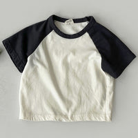 Load image into Gallery viewer, Baby Kid Girls Boys Color-blocking Tops Wholesale 25040312
