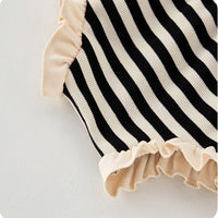 Load image into Gallery viewer, 2 Pieces Set Baby Kid Girls Striped Tank Tops And Shorts Wholesale 250403123
