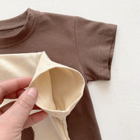 Load image into Gallery viewer, Baby Kid Girls Boys Color-blocking Cartoon T-Shirts Wholesale 25040315
