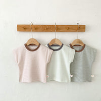 Load image into Gallery viewer, Baby Kid Girls Boys Striped Tops Wholesale 25040316
