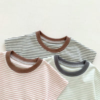 Load image into Gallery viewer, Baby Kid Girls Boys Striped Tops Wholesale 25040316
