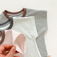 Load image into Gallery viewer, Baby Kid Girls Boys Striped Tops Wholesale 25040316
