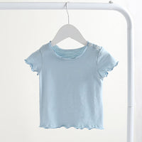 Load image into Gallery viewer, Baby Kid Girls Solid Color T-Shirts Wholesale 25040317
