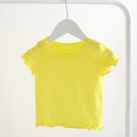Load image into Gallery viewer, Baby Kid Girls Solid Color T-Shirts Wholesale 25040317
