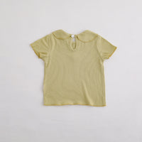 Load image into Gallery viewer, Baby Kid Girls Solid Color Muslin&amp;Ribbed T-Shirts Wholesale 25040318
