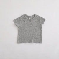 Load image into Gallery viewer, Baby Kid Girls Solid Color Muslin&amp;Ribbed T-Shirts Wholesale 25040318
