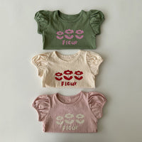 Load image into Gallery viewer, Baby Kid Girls Flower Print Tops Wholesale 25040319
