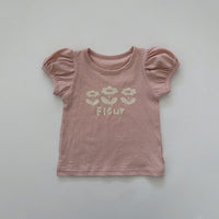 Load image into Gallery viewer, Baby Kid Girls Flower Print Tops Wholesale 25040319
