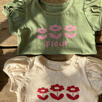 Load image into Gallery viewer, Baby Kid Girls Flower Print Tops Wholesale 25040319
