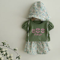 Load image into Gallery viewer, Baby Kid Girls Flower Print Tops Wholesale 25040319
