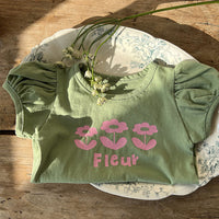 Load image into Gallery viewer, Baby Kid Girls Flower Print Tops Wholesale 25040319
