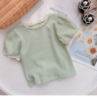 Load image into Gallery viewer, Baby Kid Girls Solid Color Tops Wholesale 25040320
