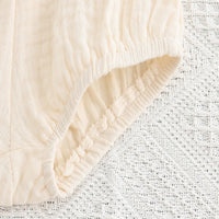 Load image into Gallery viewer, Baby Kid Girls Boys Solid Color Muslin&amp;Ribbed Shorts Wholesale 25040322
