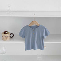 Load image into Gallery viewer, Baby Kid Girls Boys Solid Color Tops Wholesale 25040325
