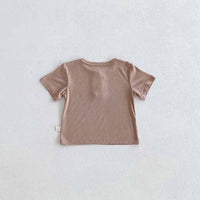 Load image into Gallery viewer, Baby Kid Girls Boys Solid Color Tops Wholesale 25040325
