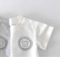 Load image into Gallery viewer, Baby Kid Girls Boys Solid Color Cartoon Print T-Shirts Wholesale 25040331
