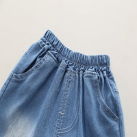 Load image into Gallery viewer, 2 Pieces Set Baby Kid Boys Striped Dinosaur Tops And Solid Color Shorts Wholesale 25040344
