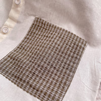 Load image into Gallery viewer, 2 Pieces Set Baby Kid Boys Color-blocking Checked Shirts And Solid Color Shorts Wholesale 25040346
