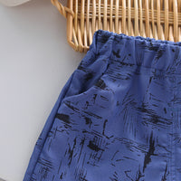 Load image into Gallery viewer, 2 Pieces Set Baby Kid Boys Print Shirts And Shorts Wholesale 25040348
