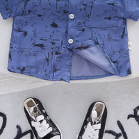 Load image into Gallery viewer, 2 Pieces Set Baby Kid Boys Print Shirts And Shorts Wholesale 25040348
