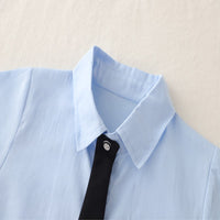 Load image into Gallery viewer, 2 Pieces Set Baby Kid Boys Letters Shirts And Solid Color Shorts Wholesale 25040351
