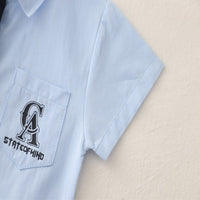 Load image into Gallery viewer, 2 Pieces Set Baby Kid Boys Letters Shirts And Solid Color Shorts Wholesale 25040351
