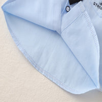 Load image into Gallery viewer, 2 Pieces Set Baby Kid Boys Letters Shirts And Solid Color Shorts Wholesale 25040351
