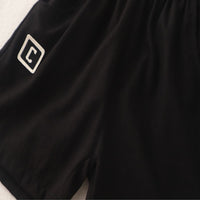 Load image into Gallery viewer, 2 Pieces Set Baby Kid Boys Letters Shirts And Solid Color Shorts Wholesale 25040351
