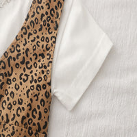 Load image into Gallery viewer, 2 Pieces Set Baby Kid Boys Letters Tops And Leopard Shorts Wholesale 25040354
