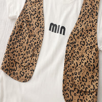 Load image into Gallery viewer, 2 Pieces Set Baby Kid Boys Letters Tops And Leopard Shorts Wholesale 25040354

