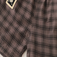 Load image into Gallery viewer, 2 Pieces Set Baby Kid Boys Letters Shirts And Checked Shorts Wholesale 25040355
