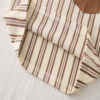 Load image into Gallery viewer, 2 Pieces Set Baby Kid Boys Striped Tops And Solid Color Shorts Wholesale 25040356
