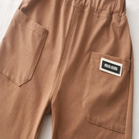 Load image into Gallery viewer, 2 Pieces Set Baby Kid Boys Striped Tops And Solid Color Shorts Wholesale 25040356
