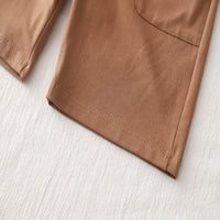 Load image into Gallery viewer, 2 Pieces Set Baby Kid Boys Striped Tops And Solid Color Shorts Wholesale 25040356
