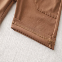 Load image into Gallery viewer, 2 Pieces Set Baby Kid Boys Striped Tops And Solid Color Shorts Wholesale 25040356
