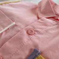 Load image into Gallery viewer, 2 Pieces Set Baby Kid Boys Letters Shirts And Solid Color Shorts Wholesale 25040357
