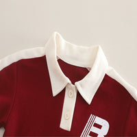 Load image into Gallery viewer, 2 Pieces Set Baby Kid Boys Letters Color-blocking Tops And Shorts Wholesale 25040359
