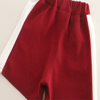 Load image into Gallery viewer, 2 Pieces Set Baby Kid Boys Letters Color-blocking Tops And Shorts Wholesale 25040359
