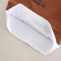 Load image into Gallery viewer, 2 Pieces Set Baby Kid Girls Boys Letters Tops And Solid Color Shorts Wholesale 25040361
