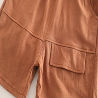 Load image into Gallery viewer, 2 Pieces Set Baby Kid Girls Boys Letters Tops And Solid Color Shorts Wholesale 25040361
