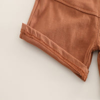 Load image into Gallery viewer, 2 Pieces Set Baby Kid Girls Boys Letters Tops And Solid Color Shorts Wholesale 25040361
