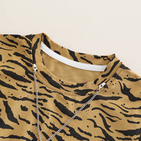 Load image into Gallery viewer, 2 Pieces Set Baby Kid Girls Boys Leopard Tops And Solid Color Shorts Wholesale 25040362
