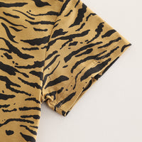 Load image into Gallery viewer, 2 Pieces Set Baby Kid Girls Boys Leopard Tops And Solid Color Shorts Wholesale 25040362
