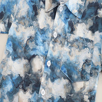 Load image into Gallery viewer, 2 Pieces Set Baby Kid Boys Color-blocking Shirts And Solid Color Shorts Wholesale 25040363
