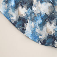 Load image into Gallery viewer, 2 Pieces Set Baby Kid Boys Color-blocking Shirts And Solid Color Shorts Wholesale 25040363
