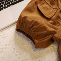 Load image into Gallery viewer, 2 Pieces Set Baby Kid Boys Dinosaur Tops And Solid Color Shorts Wholesale 25040364
