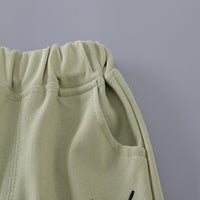 Load image into Gallery viewer, 2 Pieces Set Baby Kid Boys Solid Color Letters Polo Shirts And Shorts Wholesale 25040366
