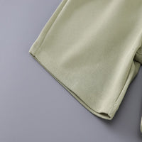 Load image into Gallery viewer, 2 Pieces Set Baby Kid Boys Solid Color Letters Polo Shirts And Shorts Wholesale 25040366
