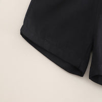 Load image into Gallery viewer, 2 Pieces Set Baby Kid Boys Striped Shirts And Solid Color Shorts Wholesale 25040369
