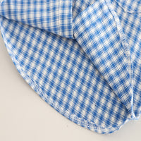 Load image into Gallery viewer, 2 Pieces Set Baby Kid Boys Checked Shirts And Solid Color Shorts Wholesale 25040370
